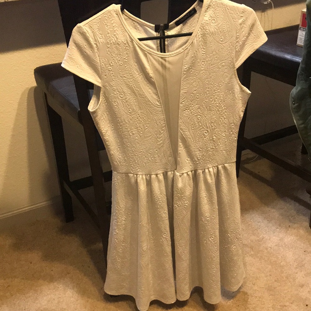 White Skater Dress